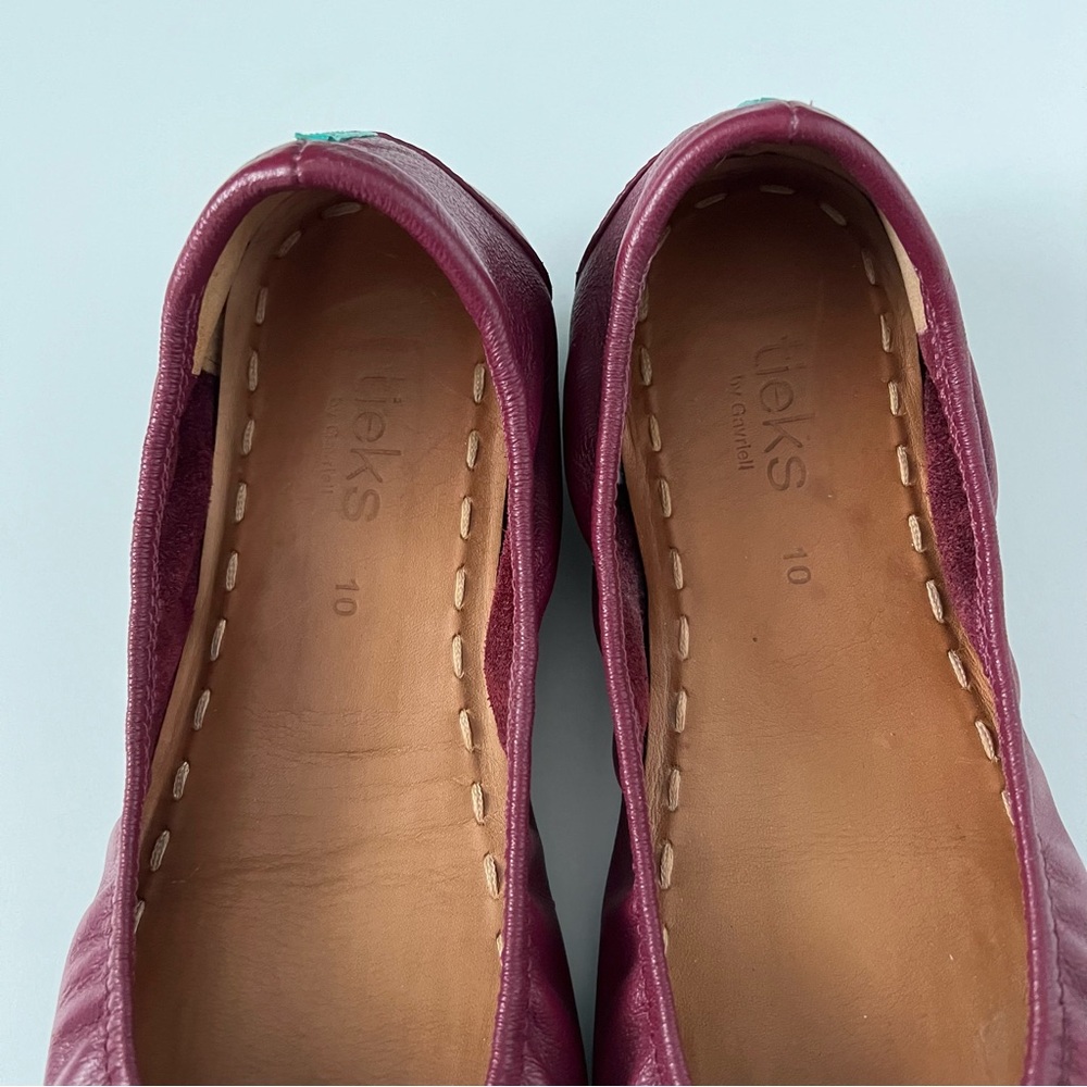 Burgundy Tieks Ballet Flats - Picture 5 of 7